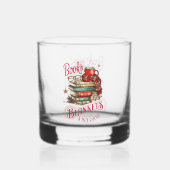 Books Blankets and Hot Cocoa  Whiskyglas (Rückseite)