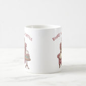 Books, Cats & Coffee Cute Cat Lover Mug Kaffeetasse (Mittel)