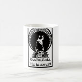 Books,cats,life is sweet Kopie_vectorized Kaffeetasse (Mittel)