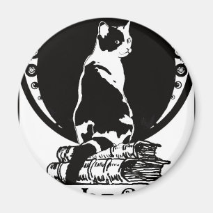 Books,cats,life is sweet Kopie_vectorized Magnet