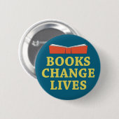 Books Change Lives Button (Vorne & Hinten)
