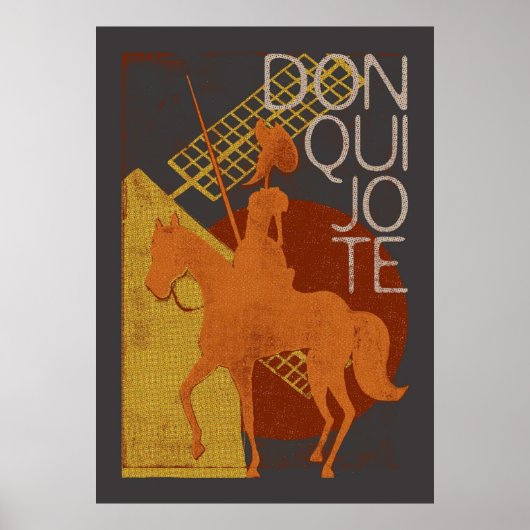 Books Collection Don Quixote Poster (Vorne)