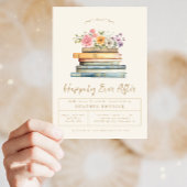 Books Floral Brautparty Einladung