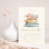 Books Floral Brautparty Einladung