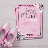 Books For Baby Ballet Theme Card Einladung