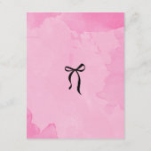 Books For Baby Ballet Theme Card Einladung (Rückseite)