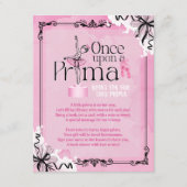 Books For Baby Ballet Theme Card Einladung (Vorderseite)