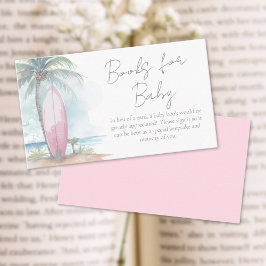 Books For Baby Beach Baby Shower Begleitkarte