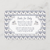 Books for Baby Blue Seagull Seashells Begleitkarte (Vorderseite)
