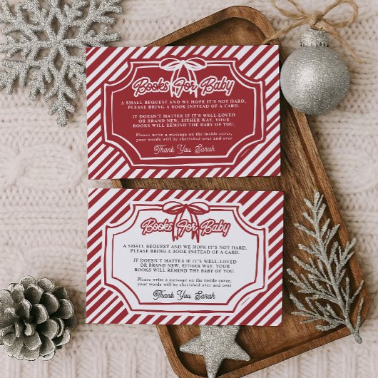 Books for Baby Card Insert 