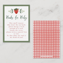 Books For Baby Enclosure Card | Berry Fruit Begleitkarte