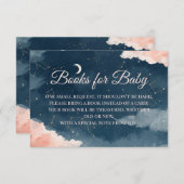 Books for Baby Insert | Constellation Watercolor Dankeskarte (Vorne/Hinten)