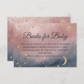 Books for Baby Insert | Modern Boho Celestial Show Dankeskarte (Vorne/Hinten)