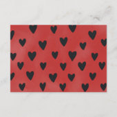 Books for Baby Ladybug Request Card Begleitkarte (Rückseite)