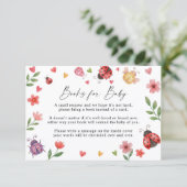 Books for Baby Request Card Begleitkarte (Stehend Vorderseite)