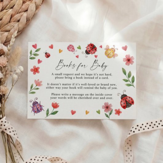 Books for Baby Request Card Begleitkarte