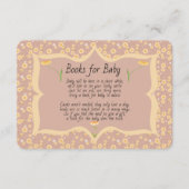 Books for Baby Yellow Daisies Pink Begleitkarte (Vorderseite)