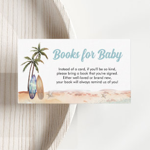 Books für Babydusche Begleitkarte