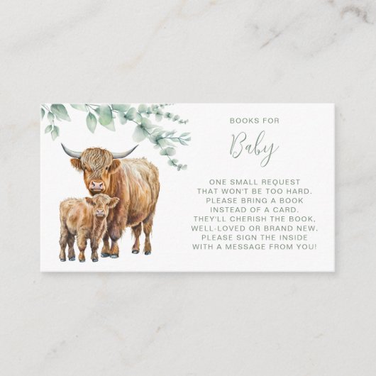 Books für Kleinkinder für Landtiere Begleitkarte (Vorderseite)