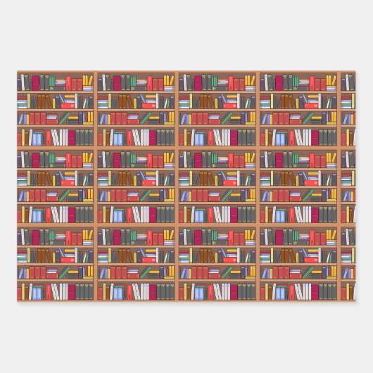 Books Geschenkpapier Set (Vorderseite)