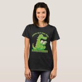 Books help your mind grow Bookasaurus Reading Teac T-Shirt (Vorne ganz)