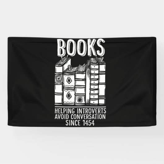 Books Helping Introverts Avoid Conversation Banner (Horizontal)