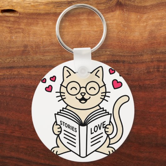 BOOKS LOVER SCHLÜSSELANHÄNGER (Rückseite)