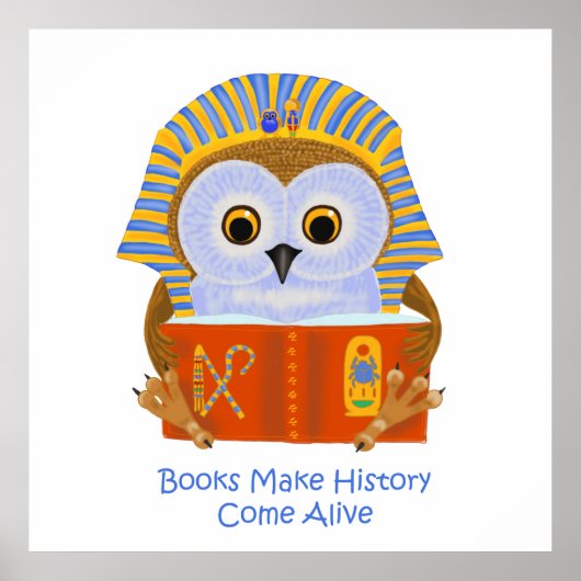 Books Make History Come Alive Poster (Vorne)