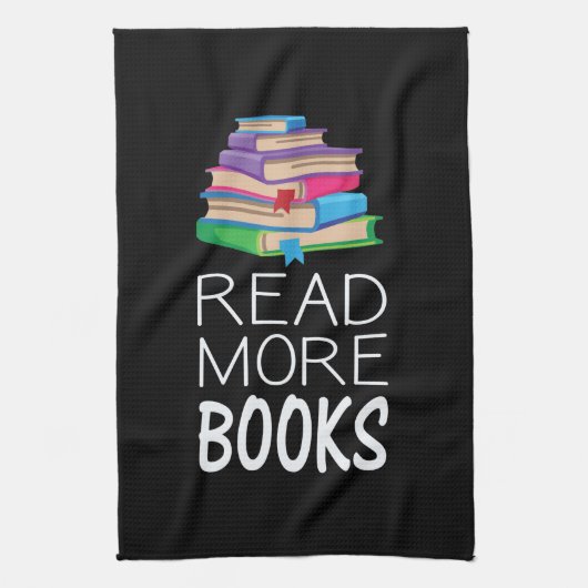 Books - Read More Books Geschirrtuch (Vertikal)