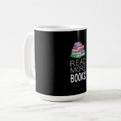 Books - Read More Books Kaffeetasse (Vorderseite Links)