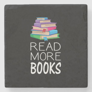 Books - Read More Books Steinuntersetzer
