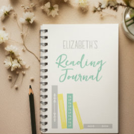 Books Reading Journal Notizblock