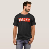 books reading library bookworm book T-Shirt (Vorne ganz)