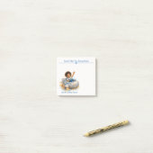 Books Take You Everywhere Personalized Book Lover Post-it Klebezettel (Auf Schreibtisch)