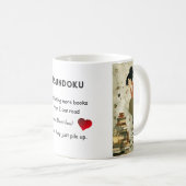Books "Tsundoku" Mug Kaffeetasse (VorderseiteRechts)