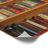 Bookshelf background poster (Ecke)