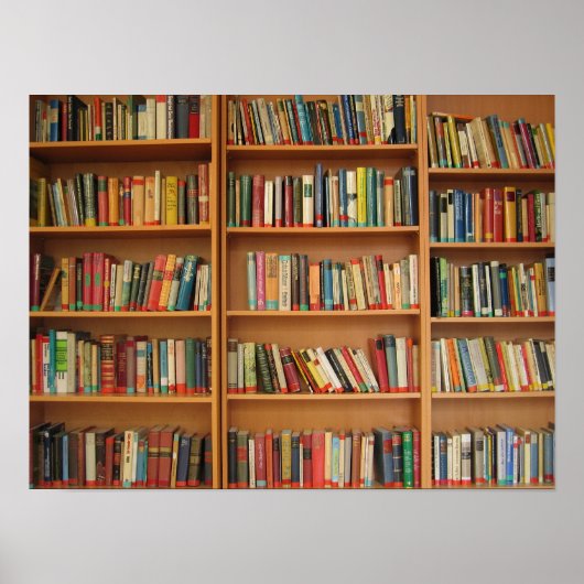 Bookshelf background poster (Vorne)