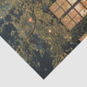 Bookshop auf der Nachtdekoupage Seidenpapier (Detail)