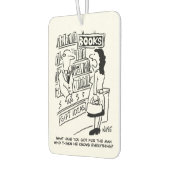 Bookshop Kunde frage Shopkeeper eine Frage Autolufterfrischer (Links)