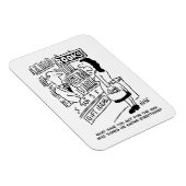 Bookshop Kunde frage Shopkeeper eine Frage Magnet (Rechte Seite)