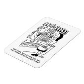 Bookshop Kunde frage Shopkeeper eine Frage Magnet (Linke Seite)