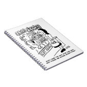 Bookshop Kunde frage Shopkeeper eine Frage Notizblock (Rechte Seite)