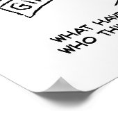 Bookshop Kunde frage Shopkeeper eine Frage Poster (Ecke)