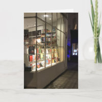 Bookshop Window Night Fotografy London, England