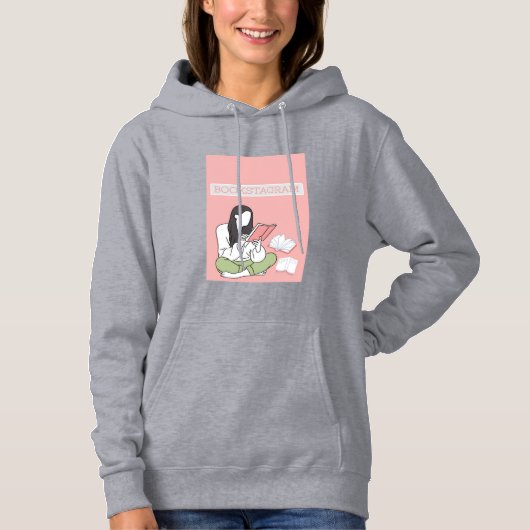 Bookstagramm Hoodie (Vorderseite)