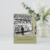 Bookstall Postkarte (Stehend Vorderseite)