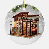 Bookstore Buchläden Buchläden Leserbücher Lover Bo Keramik Ornament (Hinten)