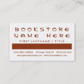 BOOKSTORE Kundenzufriedenheit (Mod-Quadrate) Treuekarte (Rückseite)