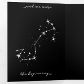  BookTok Romantacy Wedding Invite - Scorpio/Gemini Dreifach Gefaltete Einladung (Innen Erste Seite)