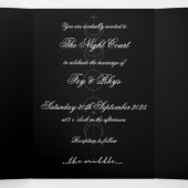  BookTok Romantacy Wedding Invite - Scorpio/Gemini Dreifach Gefaltete Einladung (Innenseite Mitte)